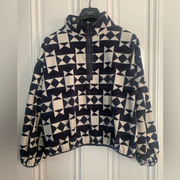 THE GREAT. Tops - The Great X Eddie Bauer The Fleece 1/4 Zip Mock Neck Sweater SZ XL